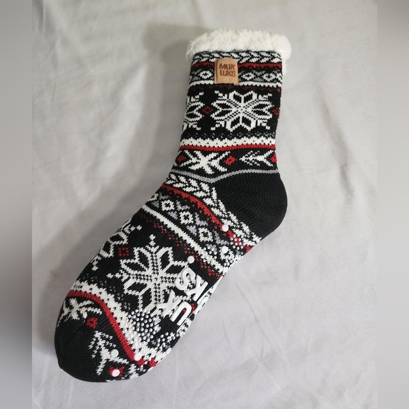 Muk luks womens cabin sock slipper socks sz L/XL NWT - Picture 2 of 3